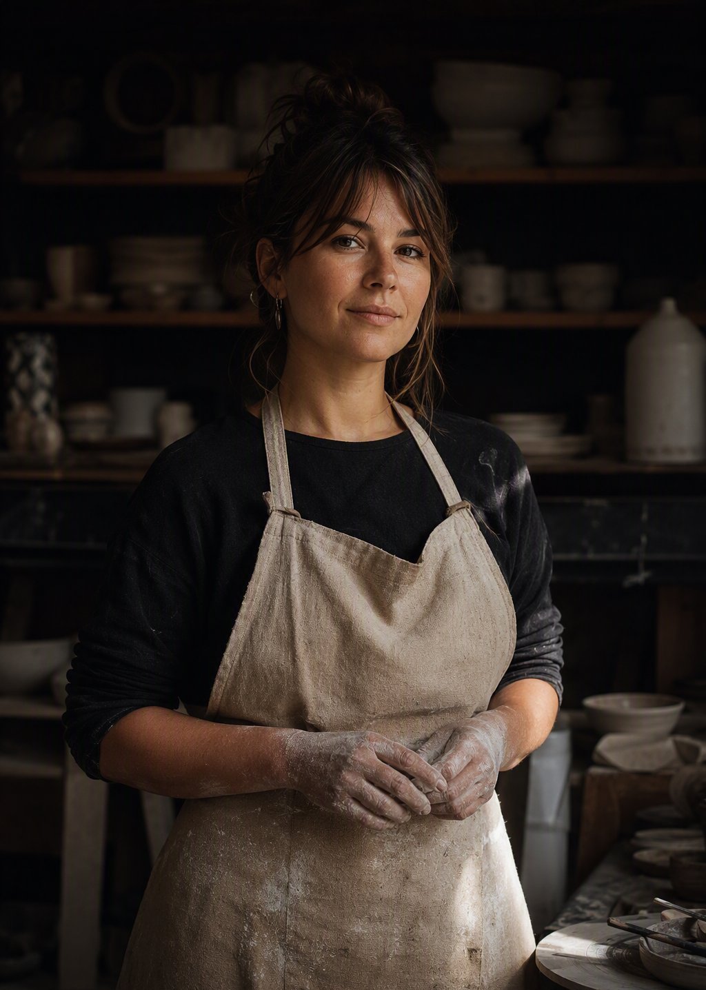 L'artisan dans son atelier — démonstration